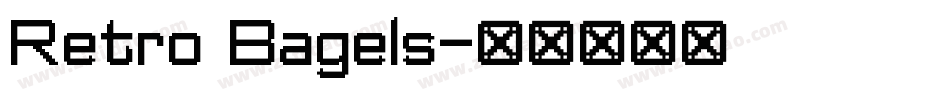 Retro Bagels字体转换